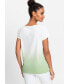 ფოტო #2 პროდუქტის Cotton Blend Short Sleeve Embellished Placement Print T-Shirt