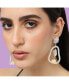 ფოტო #3 პროდუქტის Women's Abstract Drop Earrings