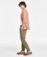 Фото #6 товара Men's Garment-Dyed Cargo Jogger Pants, Created for Macy's