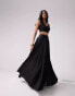 Фото #1 товара Kanya London Lehenga full flare pleated skirt co-ord in black