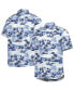 Фото #1 товара Men's Navy Houston Texans Sport Tropical Horizons Button-Up Shirt