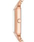 ფოტო #2 პროდუქტის Women's Raquel Three-Hand Date Rose Gold-Tone Stainless Steel Bracelet Watch, 23mm