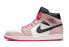 Фото #3 товара Кроссовки Nike Air Jordan 1 Mid Crimson Tint (Белый, Розовый)