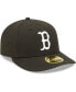 Фото #3 товара Men's Boston Red Sox Black, White Low Profile 59FIFTY Fitted Hat