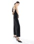 Фото #2 товара Edited backless strappy jumpsuit in black