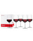 Фото #4 товара Style Burgundy Wine Glasses, Set of 4, 22.6 Oz