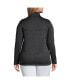 Plus Size School Uniform Sweater Fleece Quarter Zip Pullover