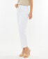 Фото #3 товара Women's High Rise Straight with Exposed Button Jeans