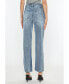 ფოტო #2 პროდუქტის Women's High Rise Distressed 90s Straight Jeans
