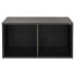 Fun Generation Vinyl Shelf Two Black