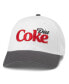 Фото #1 товара Men's and Women's White, Charcoal Diet Coke Ballpark Adjustable Hat