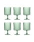 Фото #1 товара Mesa Stacking Goblet 6-Piece Premium Acrylic Glass Set, 15 oz