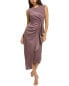 Фото #1 товара Kay Unger Carla Tea Length Midi Dress Women's Brown 2