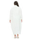 ფოტო #3 პროდუქტის Plus Size Lana Cowl Turtle Neck Pocket Sweater Dress