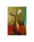 Фото #1 товара Pablo Esteban Flower in Orange Vase Canvas Art - 19.5" x 26"