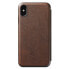 Фото #4 товара Чехол для iPhone XS Max из натуральной кожи Nomad Tri Folio