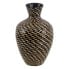 Vase Black Beige Bamboo 28 x 28 x 46 cm