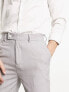 ASOS DESIGN – Sehr enge, elegante Hose in Grau mit Prince of Wales-Karomuster