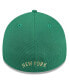 Фото #3 товара Men's White, Green New York Mets 2024 St. Patrick's Day 39THIRTY Flex Fit Hat