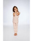 ფოტო #3 პროდუქტის Girl Organic Cotton Two Piece Pajama Set Pink Printed Goose - Child