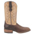 Фото #1 товара Laredo Delaney Embroidery Square Toe Cowboy Womens Beige, Brown Casual Boots 59