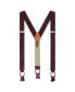 Men's Hudson Solid Button End Suspenders