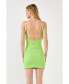 ფოტო #5 პროდუქტის Women's Sweetheart Scooped Knit Mini