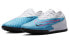 Фото #4 товара Футбольные кроссовки Nike Phantom GX Pro TF с амортизацией и антипроколом, травяной покрытие, сине-белый (DD9466-446)