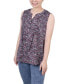 Women's Sleeveless Pintucked Blouse