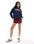 Фото #3 товара Levi's Salinas varsity chenille logo relaxed fit sweatshirt in navy