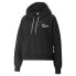 Puma Team Pullover Hoodie Womens Black Casual Outerwear 534334-01 M - фото #1