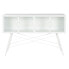 Console DKD Home Decor White Metal Crystal 120 x 35 x 80 cm