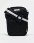 Levi's flight bag in black with poster logo