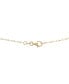 Wrapped diamond Gemini Constellation 18" Pendant Necklace (1/20 ct. tw) in 10k Yellow Gold, Created for Macy's