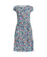 ფოტო #1 პროდუქტის Women's Cap Sleeve Tie Waist Dress