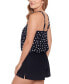 Фото #2 товара Women's Polka Dot Swim Romper, Created for Macy's