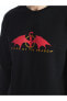 XSIDE Bisiklet Yaka Uzun Kollu House of the Dragon Baskılı Erkek Sweatshirt Sweatshirt