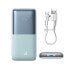 Фото #2 товара Внешний аккумулятор Baseus Bipow Pro 10000mAh 20W с кабелем USB USB-C 3A 0.3m, синий