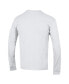 Фото #4 товара Men's White Michigan Wolverines High Motor Long Sleeve T-shirt