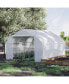 Фото #3 товара Greenhouse 12' x 10' x 7' Large Portable Walk-in Green House Gardening