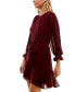 ფოტო #3 პროდუქტის Juniors' Asymmetrical-Ruffle A-line Dress