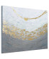 Фото #2 товара Golden Tundra Textured Glitter Hand Painted Canvas Wall Art, 30" x 40"