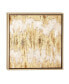 by Cosmopolitan Beige Glam Abstract Canvas Wall Art, 24 x 24