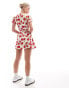 Miss Selfridge Petite wrap mini tea dress Batikmuster, 38 - фото #4