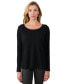Фото #1 товара Women's J CASHMERE 100% Cashmere Dolman Sleeve Pullover High Low Sweater
