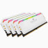 Фото #4 товара Corsair Dominator CMT64GX4M4E3200C16W - 64 GB - 4 x 16 GB - DDR4 - 3200 MHz - 288-pin DIMM - White