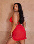 Фото #4 товара Moda Minx Curve X Bernadette Afia ruffle sarong in red