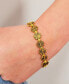 ფოტო #2 პროდუქტის Gold-Tone Etched Sun All-Around Flex Bracelet