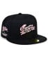 Фото #4 товара Men's Black Second Story Morrys Black Fives Fitted Hat