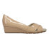 Фото #1 товара Easy Spirit Bernie Wedge Womens Beige Casual Sandals E-BERNIE-101